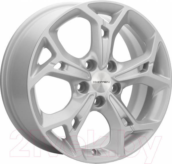 Изображение товара Литой диск Khomen KHW1702 Sportage 17x7" 5x114.3мм DIA 67.1мм ET 48.5мм F-Silver