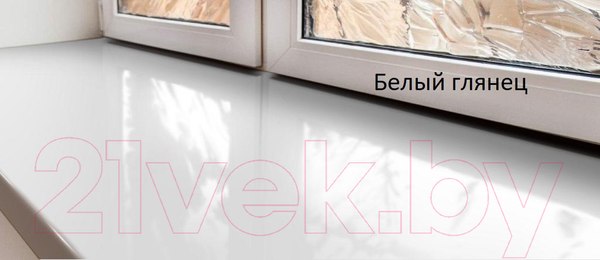 Изображение товара Подоконник Crystallit Премиум 300x2200 (белый глянец)