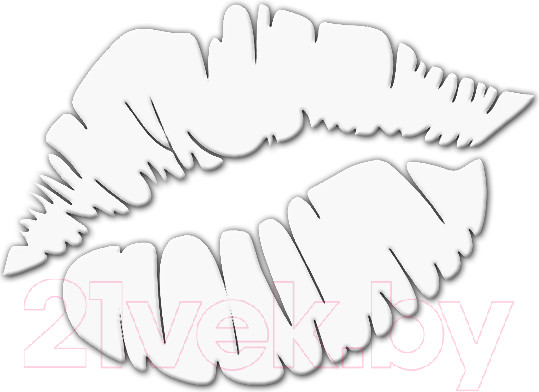 Изображение товара Декор настенный Arthata Губы 50x70-V / 075-2 (белый)