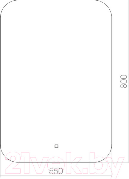 Изображение товара Зеркало Silver Mirrors Паллада 550х800 / ФР-1538