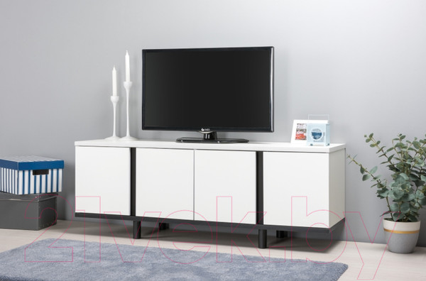 Изображение товара Тумба Mobi Квадро 13.276 (белый PE шагрень/черный U0080)