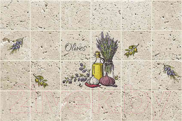 Изображение товара Панель ПВХ Grace Плитка Греческая история (902x601x5мм)