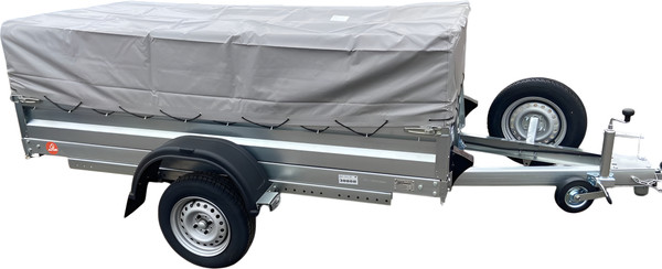 Изображение товара Прицеп для автомобиля Avtos А25М1В (2500x1300x300, R13, ресс. AL-KO, тент 400мм)