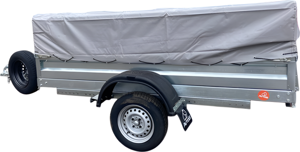 Изображение товара Прицеп для автомобиля Avtos А25М1В (2500x1300x300, R13, ресс. AL-KO, тент 400мм)