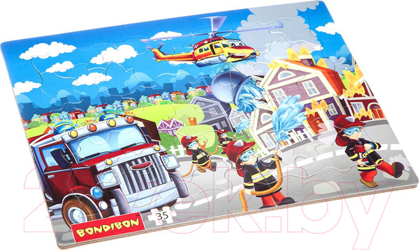 Изображение товара Пазл Bondibon Пожарная служба / ВВ4670