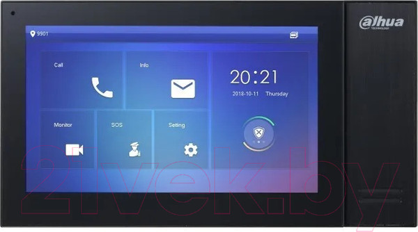 Изображение товара Монитор IP-видеодомофона Dahua DHI-VTH2421FB-P