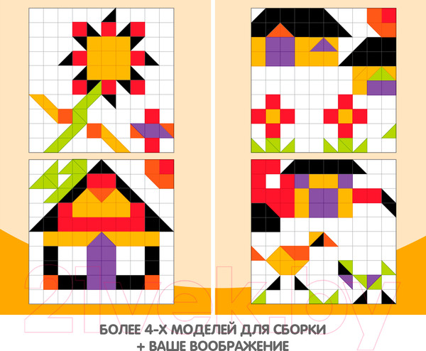 Изображение товара Развивающая игрушка Bondibon Мозаика. Ранчо / ВВ3024