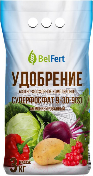 Удобрение BelFert Суперфосфат 9-30 (3кг)