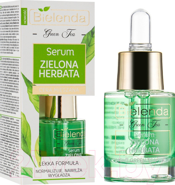 Изображение товара Сыворотка для лица Bielenda Зеленый чай (30мл)