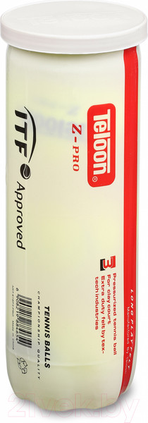 Изображение товара Набор теннисных мячей Teloon Z-Pro 818Т Р3 (3шт, желтый)