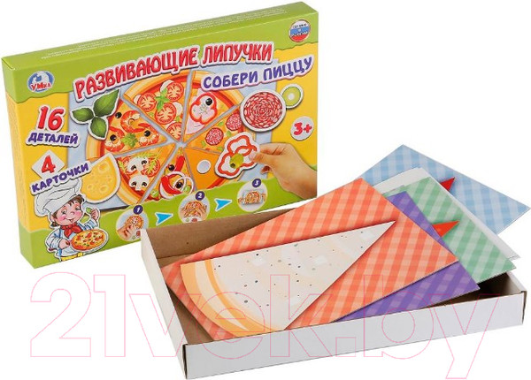 Изображение товара Развивающая игра Умные игры Пицца с липучками/ 4690590143933