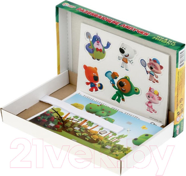 Изображение товара Развивающая игра Умные игры Ми-ми-мишки. Веселые друзья с липучками / 4680013714352