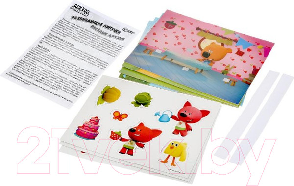 Изображение товара Развивающая игра Умные игры Ми-ми-мишки. Веселые друзья с липучками / 4680013714352