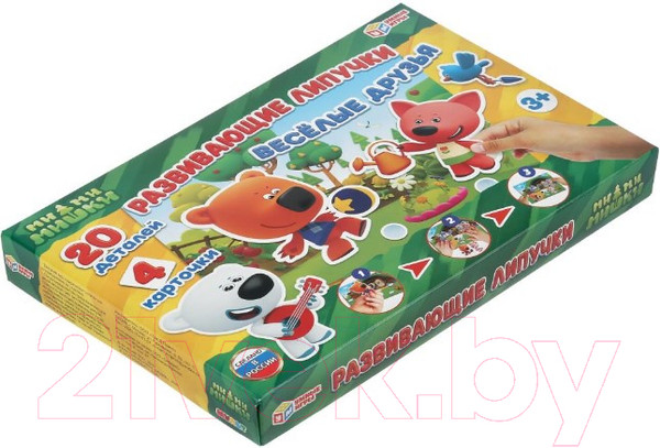 Изображение товара Развивающая игра Умные игры Ми-ми-мишки. Веселые друзья с липучками / 4680013714352
