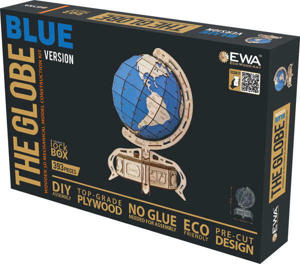 Изображение товара Сборная модель EWA Глобус (синий)