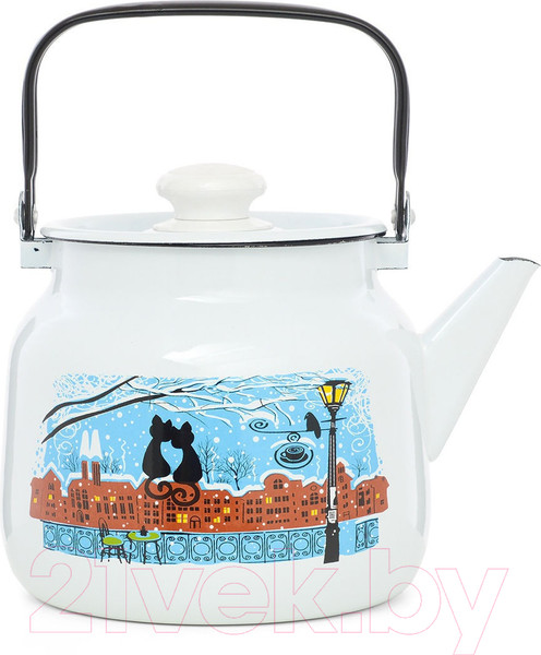 Изображение товара Чайник ЭСТЕТ Коты на крыше / ЭТ-72830