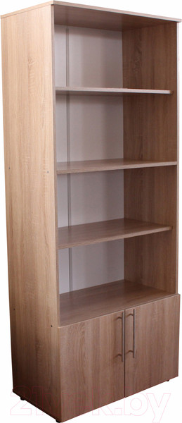 Изображение товара Стеллаж Компас-мебель КС-005-3Д1 (дуб сонома светлый)