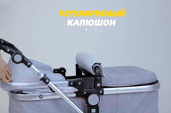 Изображение товара Детская универсальная коляска Lorelli Lora 2 в 1 Luxe Red Elephants / 10021272187