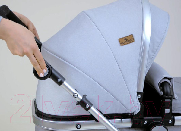 Изображение товара Детская универсальная коляска Lorelli Lora 2 в 1 Luxe Red Elephants / 10021272187