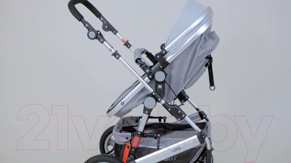 Изображение товара Детская универсальная коляска Lorelli Lora 2 в 1 Luxe Red Elephants / 10021272187