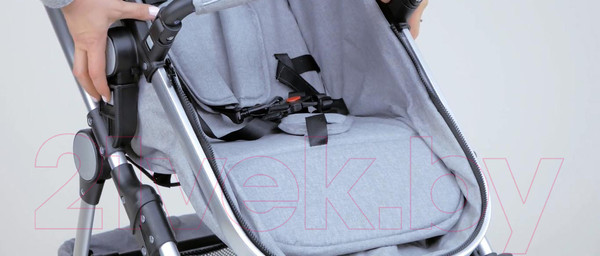 Изображение товара Детская универсальная коляска Lorelli Lora 2 в 1 Luxe Red Elephants / 10021272187