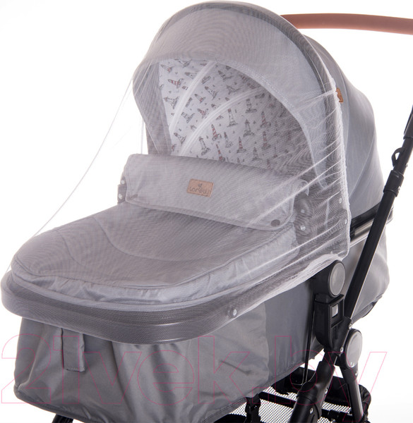 Изображение товара Детская универсальная коляска Lorelli Lora 2 в 1 Luxe Red Elephants / 10021272187