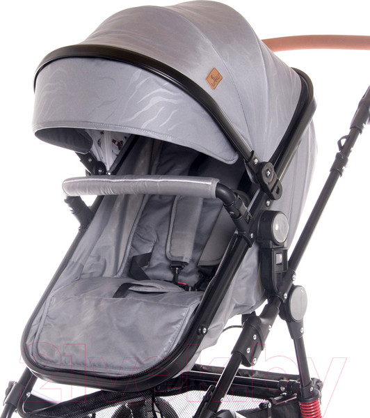 Изображение товара Детская универсальная коляска Lorelli Lora 2 в 1 Luxe Red Elephants / 10021272187