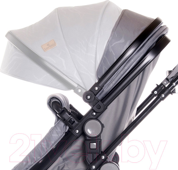 Изображение товара Детская универсальная коляска Lorelli Lora 2 в 1 Luxe Red Elephants / 10021272187