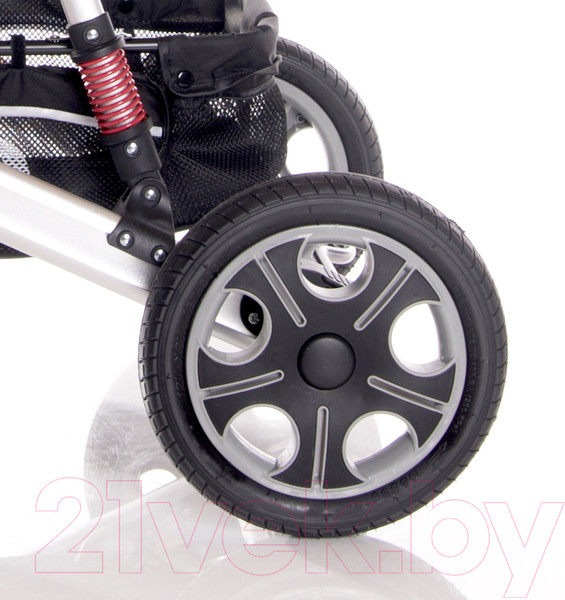 Изображение товара Детская универсальная коляска Lorelli Lora 2 в 1 Luxe Red Elephants / 10021272187