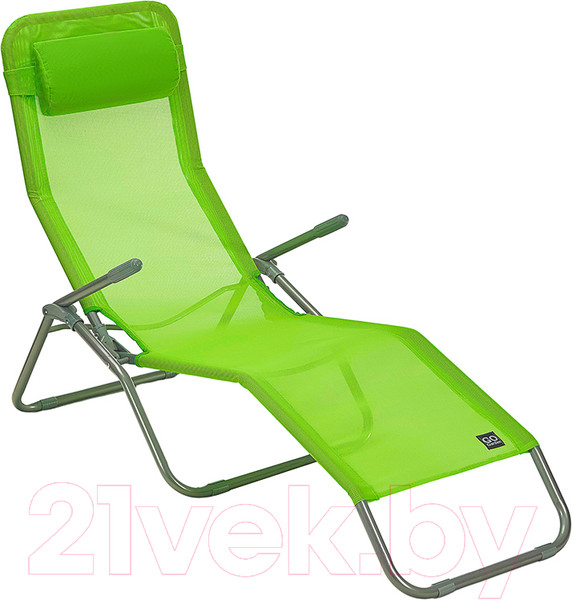Изображение товара Складной шезлонг GoGarden Comfy Plus / 50314 (зеленый)