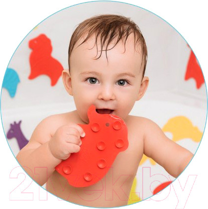 Изображение товара Набор ковриков для купания ROXY-KIDS Safari / RBM-010-CB (5шт)