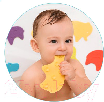 Изображение товара Набор ковриков для купания ROXY-KIDS Safari / RBM-010-CB (5шт)