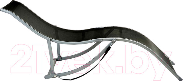 Изображение товара Складной шезлонг GoGarden Relax / 50313 (черный)