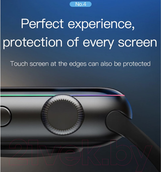 Изображение товара Защитное стекло для умных часов Baseus Для Apple Watch 1/2/3 42мм / SGAPWA4-F01