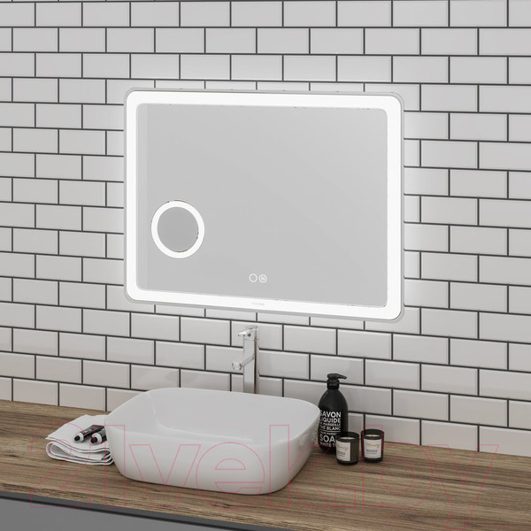 Изображение товара Зеркало Grossman Leo LED / 1610080 (с сенсорным выключателем)