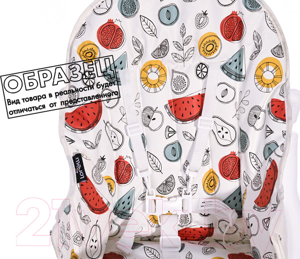 Изображение товара Стульчик для кормления Lorelli BonBon White Fruits / 10100312134