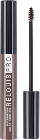 Изображение товара Гель для бровей Relouis Pro Waterproof Color Brow Gel оттеночный тон 04 (Dark brown)
