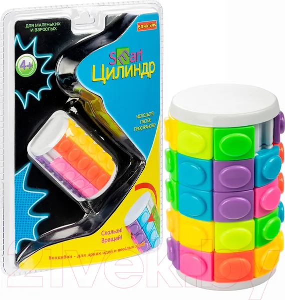 Изображение товара Развивающая игрушка Bondibon Smart Цилиндр 5 рядов / ВВ4724