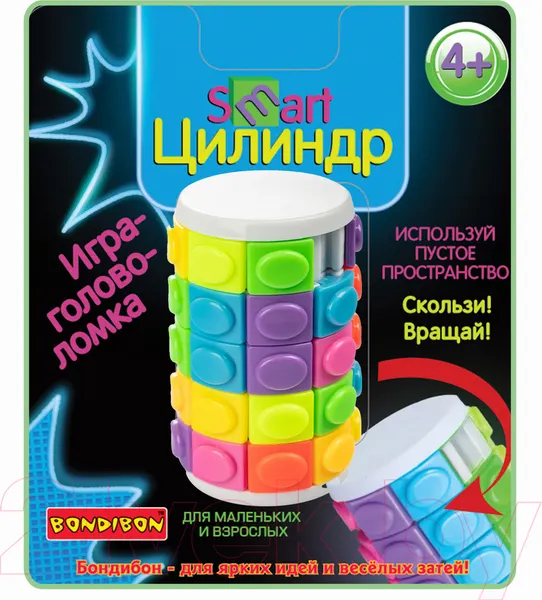 Изображение товара Развивающая игрушка Bondibon Smart Цилиндр 5 рядов / ВВ4724