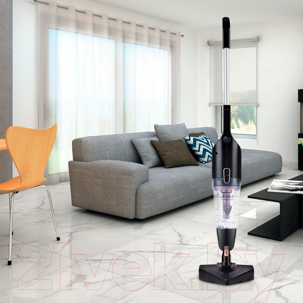 Изображение товара Вертикальный пылесос Arnica Klik Klak ET13331 (черный/розовый)