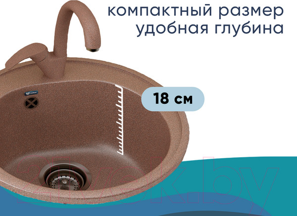 Изображение товара Мойка кухонная Ulgran U-101 (331 белый)