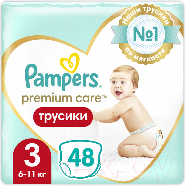 Изображение товара Подгузники-трусики детские Pampers Premium Care 3 Midi (48шт)