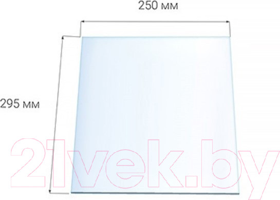 Изображение товара Стекло для печной двери Везувий 220