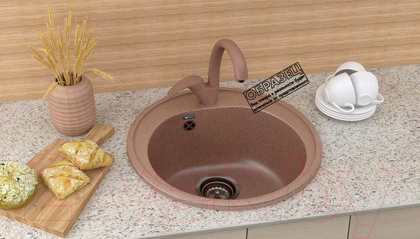 Изображение товара Мойка кухонная Ulgran U-101 (328 бежевый)