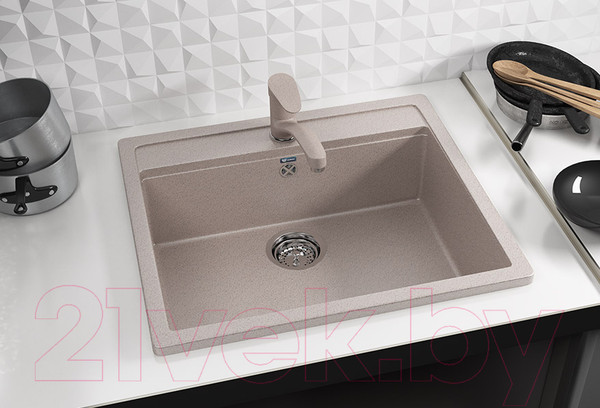 Изображение товара Мойка кухонная Ulgran U-104 (341 молочный)