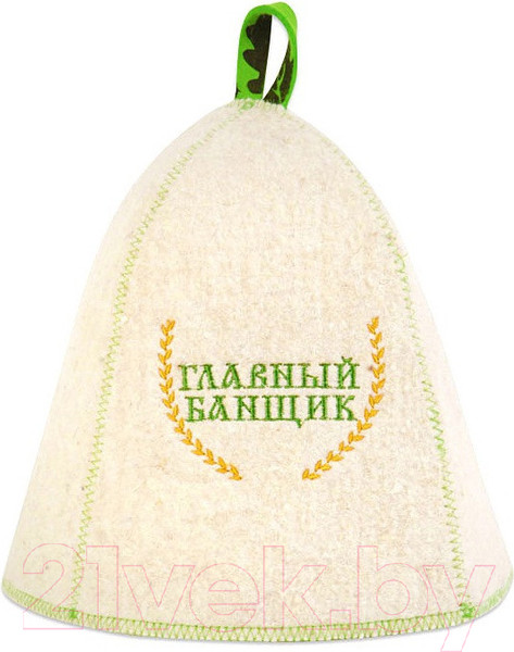 Изображение товара Шапка для бани Главбаня Главный банщик / Б412