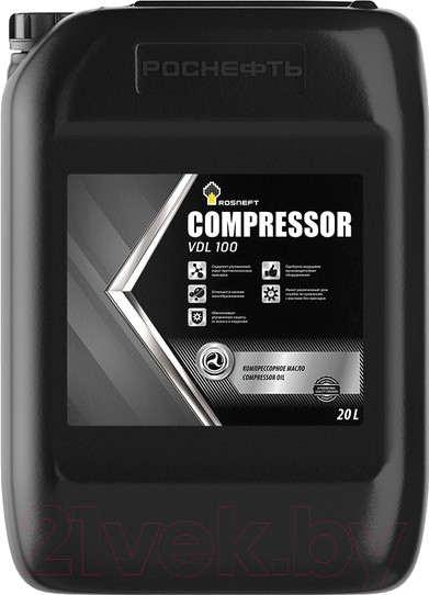 Изображение товара Жидкость гидравлическая Роснефть Compressor VDL 100 / 40837760 (20л)