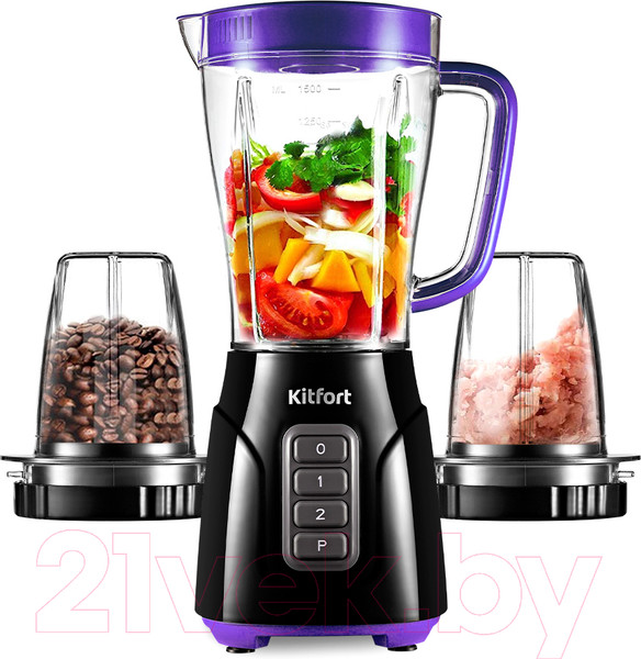 Изображение товара Блендер стационарный Kitfort KT-3032-1 (фиолетовый)