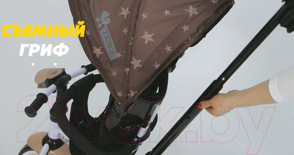 Изображение товара Трехколесный велосипед с ручкой Lorelli Enduro Eva Grey Luxe / 10050412102