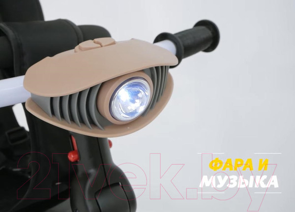 Изображение товара Трехколесный велосипед с ручкой Lorelli Enduro Eva Grey Luxe / 10050412102